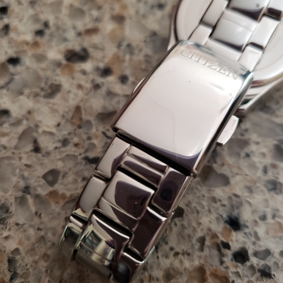 Ladies' Citizen Crystal Pink Dial Watch - Picture 4 of 5